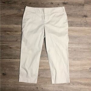 Daisy Fuentes Tan Crop Trousers